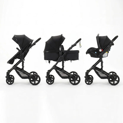 Strolla Confort - Poussette 3 en 1 Polyvalente avec Suspensions