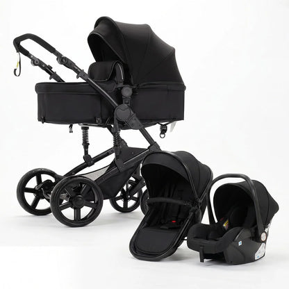 Strolla Confort - Poussette 3 en 1 Polyvalente avec Suspensions
