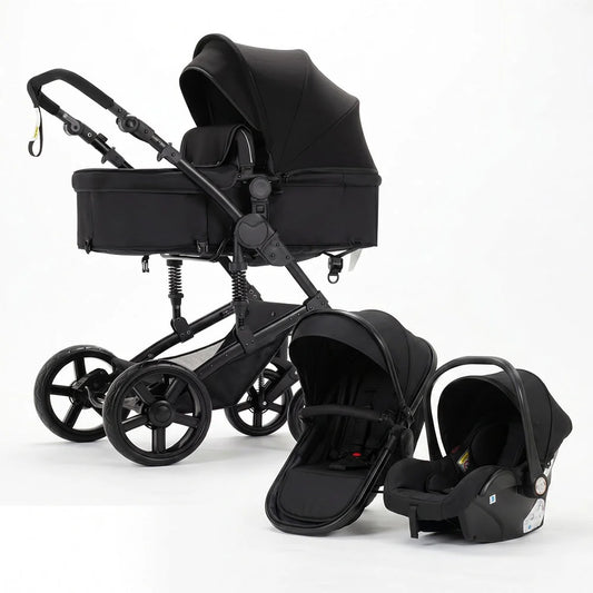 Strolla Confort - Poussette 3 en 1 Polyvalente avec Suspensions