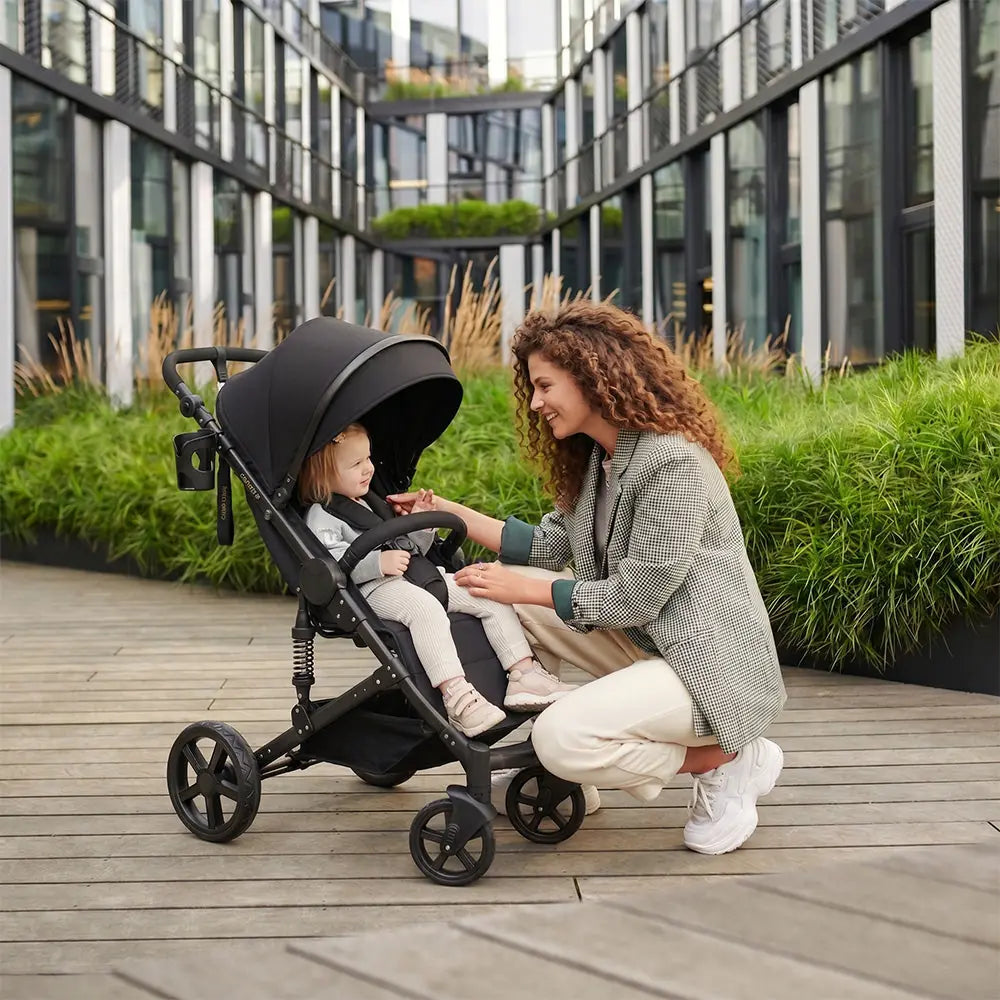 Strolla Confort - Poussette 3 en 1 Polyvalente avec Suspensions