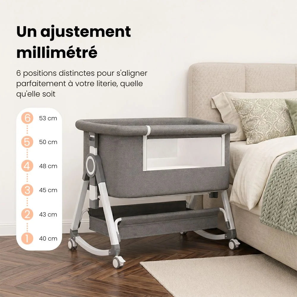 Cododo Initial – Lit Cododo Évolutif avec Roulettes 360°