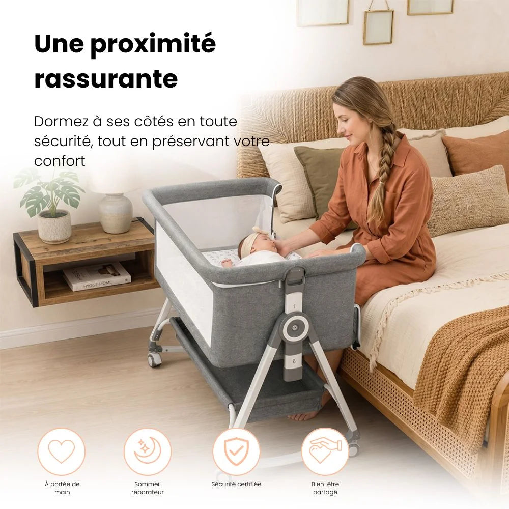 Cododo Initial – Lit Cododo Évolutif avec Roulettes 360°