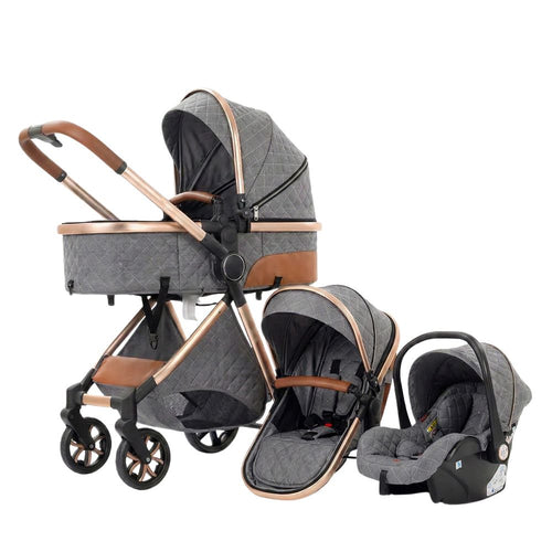 Poussette Bébé Trio 3 en 1 - Strolla