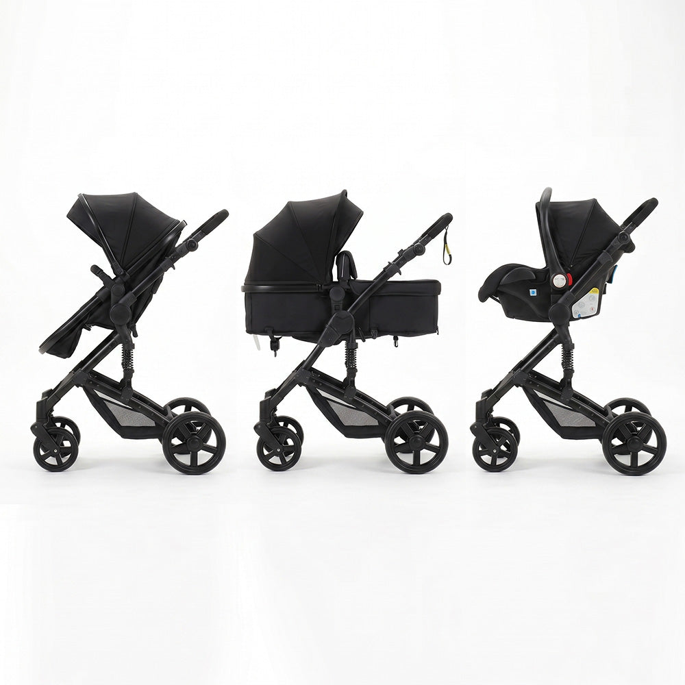 Strolla Confort - Poussette 3 en 1 Polyvalente avec Suspensions
