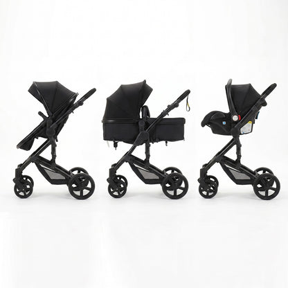 Strolla Confort - Poussette 3 en 1 Polyvalente avec Suspensions