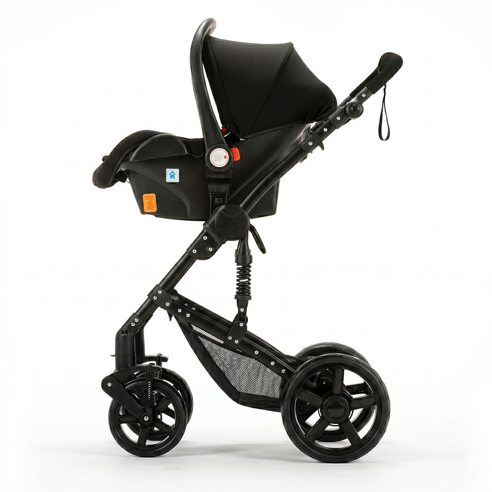 Strolla Confort - Poussette 3 en 1 Polyvalente avec Suspensions